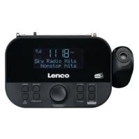 Lenco CR-615 Wekker radio Zwart - thumbnail
