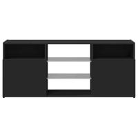 Tv-meubel met LED-verlichting 120x30x50 cm zwart - thumbnail