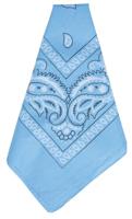 Sjaal Lichtblauw Zakdoek Denim - thumbnail