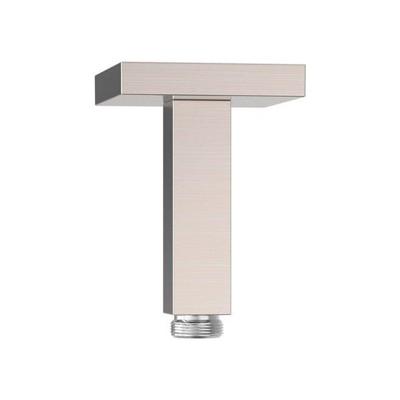Douchearm Tres Exclusive | 11 cm | Plafond montage | Messing | Vierkant | RVS look
