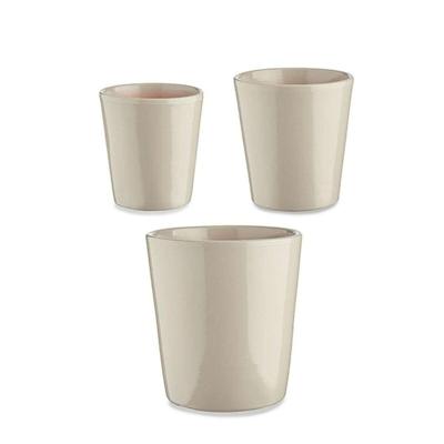 Pottenset Ibergarden Grijs Klei Cónica Ø 14 cm Ø 22 cm Ø 17 cm 22,5 x 21 x 22,5 cm 3 Onderdelen
