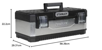 Stanley Koffers gereedschapskoffer 23" gegalvaniseerd mp - 1-95-619