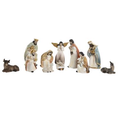 Kerststal set Home ESPRIT Multicolour Hars
