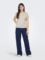 Only Onlclaudia S/s Glitter Stripe Top Jrs 15318422 T-shirt Korte Mouw Cloud Dancer Gold Lurex Stripe - thumbnail