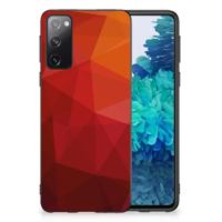Grip Case voor Samsung Galaxy S20 Polygon Red - thumbnail