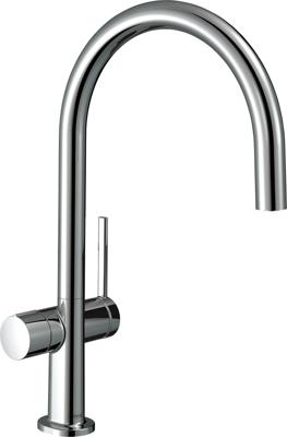 Hansgrohe Talis M54 ééngreeps keukenmengkraan 220 met stopkraan voor vaatwasser, chroom