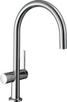 Hansgrohe Talis M54 ééngreeps keukenmengkraan 220 met stopkraan voor vaatwasser, chroom - thumbnail