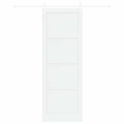 Schuifdeur ORKDAL Wit 83 x 232 cm Massief grenenhout