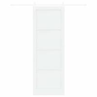 Schuifdeur ORKDAL Wit 83 x 232 cm Massief grenenhout - thumbnail