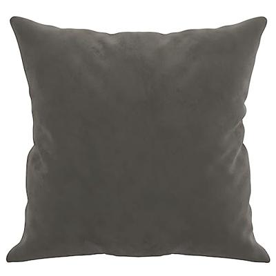 VidaXL Sierkussens 2 st 40x40 cm fluweel donkergrijs