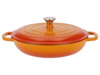 SILVERCREST Gietijzeren pan 30 cm 3,7 L (Oranje) - thumbnail
