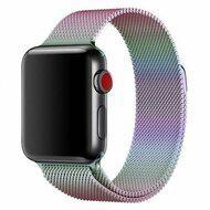 Milanese RVS bandje - Multicolor - Geschikt voor Apple Watch 44mm / 45mm / 46mm / 49mm - thumbnail