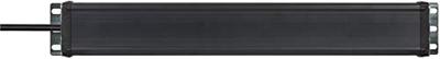 Brennenstuhl Premium-Line 19" stekkerdoos voor schakelkasten 8-voudig zwart/lichtgrijs 3m H05VV-F 3G1,5 19"-formaat - 1156057018