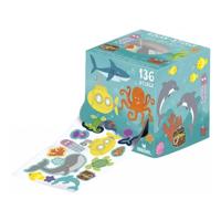 Moses stickerrol oceaan 136 stuks lichtblauw - thumbnail