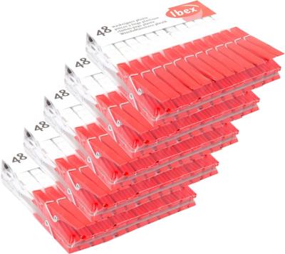 Ibex wasknijpers plastic 5 pak a 48stuks