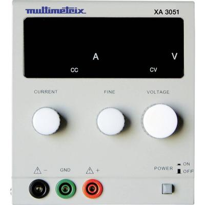 Multimetrix XA 3051 Labvoeding, regelbaar 0 - 30 V 0 mA - 5 A Aantal uitgangen: 1 x Multimetrix XA 3051 Labvoeding, regelbaar 0 - 30 V 0 mA - 5 A Aantal uitgangen: 1 x
