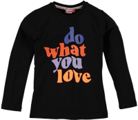 O'Chill Meisjes shirt - Philien - Zwart - thumbnail