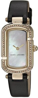 Horlogeband Marc by Marc Jacobs MJ1495 Leder Zwart 12mm Horlogeband Marc by Marc Jacobs MJ1495 Leder Zwart 12mm