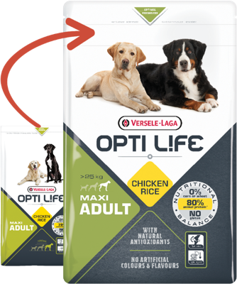 Opti Life Adult Maxi hondenvoer 2 x 12,5 kg