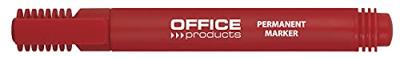 OFFICE products permanent marker 1-3 mm, rond, rood