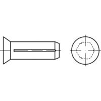 TOOLCRAFT TO-5439207 Verzonken groefpennen (Ø x l) 5 mm x 20 mm Staal 250 stuk(s) - thumbnail