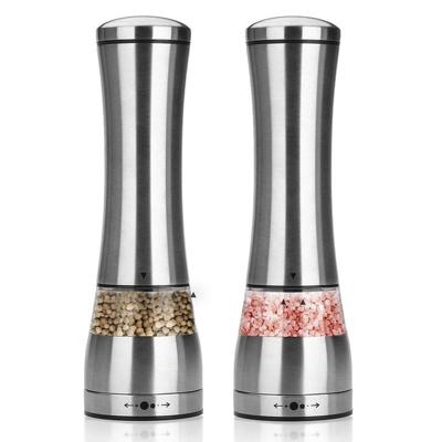 JE0318 2 stuks RVS handleiding multifunctionele peper Grinder keuken koken tools