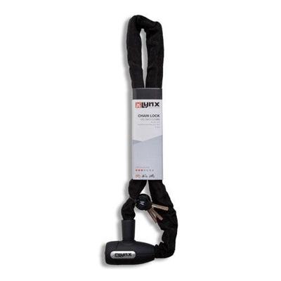 Falko Import & Export Lynx kettingslot cityline m85 black eo kleur 5.5 mm. x 85 cm.