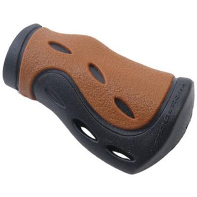Pro Grip Handvat ergonomisch-gel kort-model zwart/bruin (per stuk)