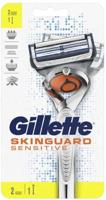 Gillette GILLETTE Skinguard Flexball Sensitive Houder + 2mesjes - thumbnail