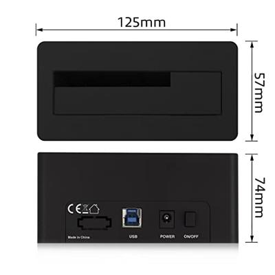 ACT Connectivity 2,5"/3,5" SATA harde schijf docking station dockingstation - thumbnail