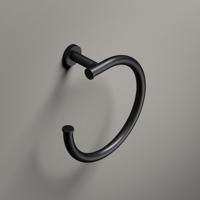 Handdoekring Hotbath Cobber Mat Zwart - thumbnail