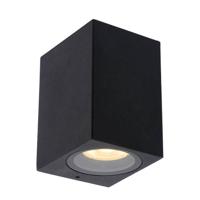 Lucide ZARO - Wandspot / Wandlamp Binnen/Buiten - 1xGU10 - IP44 - Zwart - thumbnail