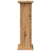 Sokkel met opbergruimte 31x30x90 cm hout artisanaal eikenkleur - thumbnail