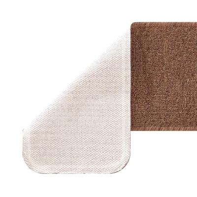 VidaXL Antislip trapmatten latex achterkant 15 pcs geel 75 x 20 cm pp