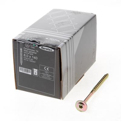 Tellerkopfschroef gelb-vz 8x140 tx40