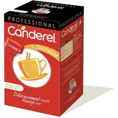 Canderel suikertablets 0,085 g, sucralose, doos van 250 stuks