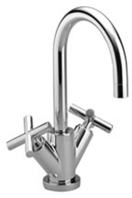 Dornbracht Tara 1-gats wastafelmengkraan met afvoergarnituur Chroom