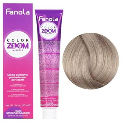 Fanola Color Zoom Permanent Hair Color 8.01 Natural Light Blonde Ash 100ml