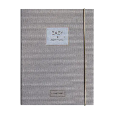 Pimpelmees Baby Guestbook Mono Luxe Warm Nude Pimpelmees Baby Guestbook Mono Luxe Warm Nude