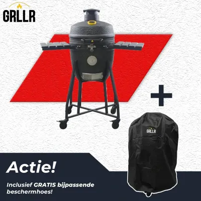 GRLLR Ember Classic 18 Charocal Black Kamado BBQ Mat Zwart