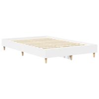 Bedframe zonder matras 135x190 cm spaanplaat wit - thumbnail