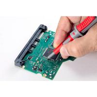 VOLTCRAFT MS-4PS Veiligheidsmeetsnoer 4mm-veiligheidsstekker Testpunt 1.00 m Zwart, Rood 1 stuk(s) - thumbnail