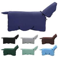 VidaXL Paardendeken marineblauw polyester - thumbnail