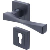 Deurklink Yale YPP7-V-PE Verona Zwart Aluminium - thumbnail