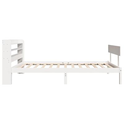 Bedframe zonder matras massief grenenhout wit 90x190 cm Bedframe zonder matras massief grenenhout wit 90x190 cm