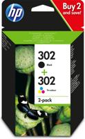 HP 302 Inktcartridge Origineel Zwart F6U66AE Inkt - thumbnail