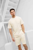 Malelions Emblem Toweling Zomerset Heren Gebroken Wit - Maat S - Kleur: Gebroken Wit | Soccerfanshop - thumbnail