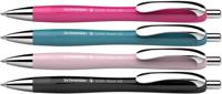 Schneider balpen Slider Rave, extra breed, blauwe inkt, geassorteerde kleuren, doos van 3 +1 gratis - thumbnail