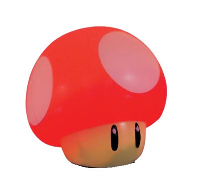 Nintendo Super Mario Bros Super Mushroom Lampje Nintendo Super Mario Bros Super Mushroom Lampje