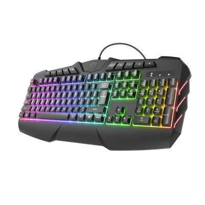 Trust GXT881 ODYSS Semi-Mechanical Keyboard Toetsenbord Zwart Trust GXT881 ODYSS Semi-Mechanical Keyboard Toetsenbord Zwart
